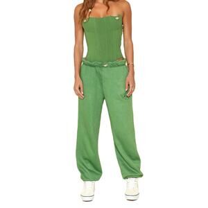 Boys Lie Josh Grunfeld Sweatpants Elastic Waist High Rise Retro Y2K 90s Medium